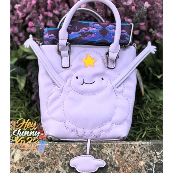 Adventure Time Lumpy Space Princess Mini Tote Crossbody Bag - Picture 1 of 5
